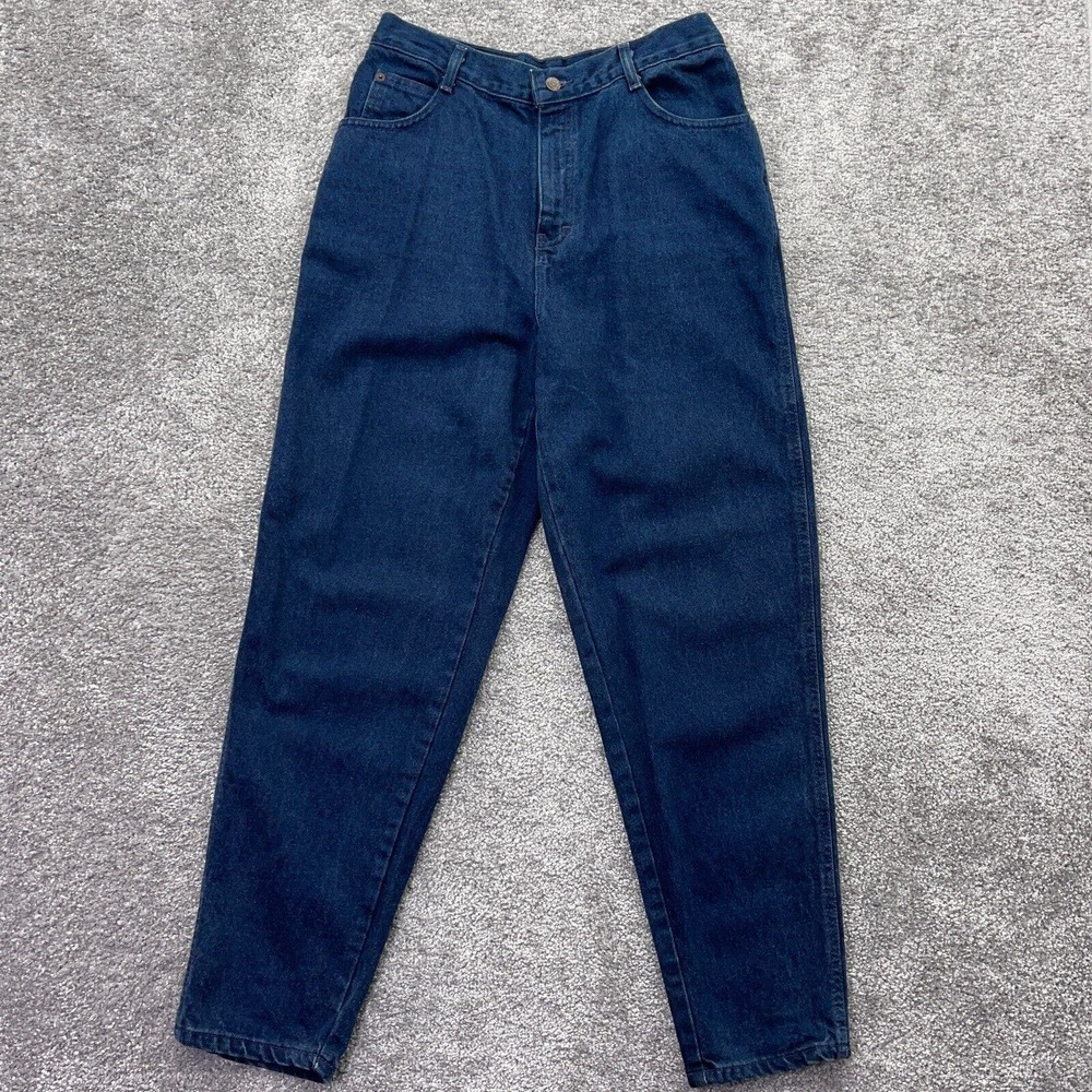 Gitano Jeans Womens 12 High Waist Tapered Leg Mom Vintage Dark Wash Denim Retro